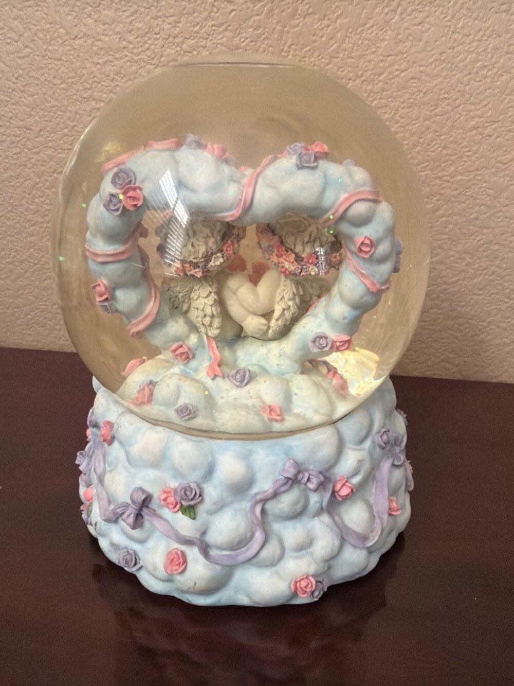 2 X Dreamsicles Heart to Heart Musical Water Globe & Pocket Watch Clock Set 2000 - Picture 15 of 15